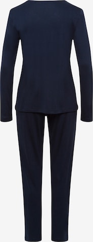 Hanro Pyjama ' Joela ' in Blauw