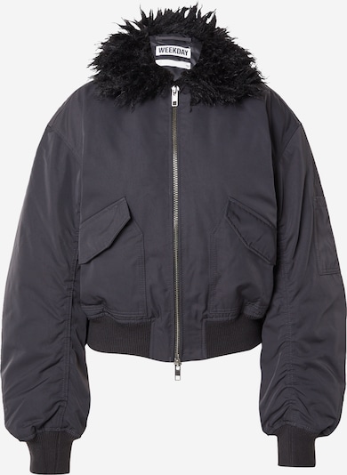 Demisezoninė striukė 'Klara' iš WEEKDAY, spalva – tamsiai pilka, Prekių apžvalga