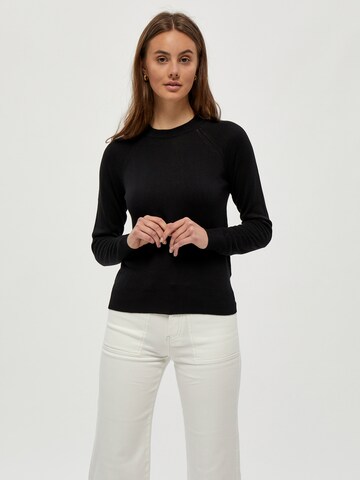 Pullover 'Benelli' di DESIRES in nero: frontale