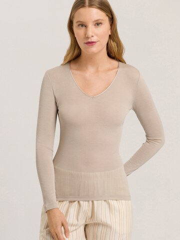 Hanro Trui in Beige: voorkant