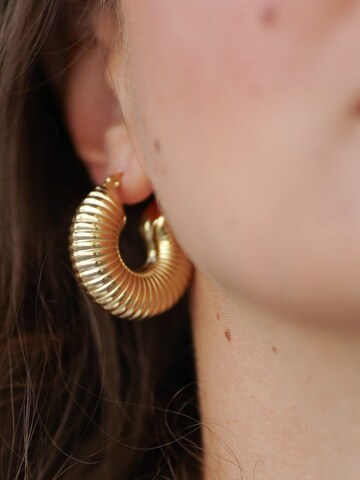 La Moda Me Oorbellen 'Pure' in Goud