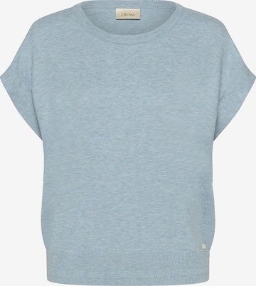 mėlyna Cream Megztinis 'CRDela': priekis