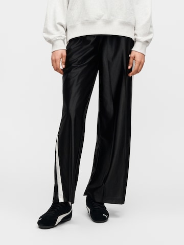 Wide Leg Pantalon 'Future Archive T7' PUMA en noir : devant