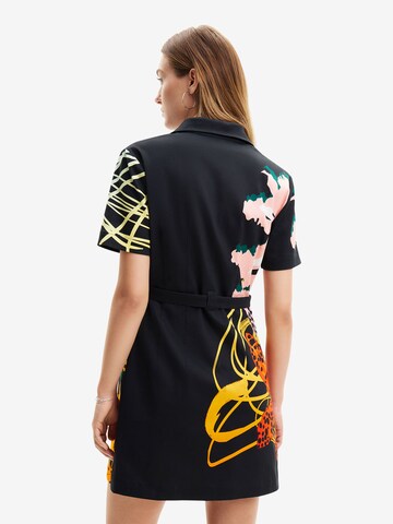 Desigual - Vestido camisero 'M. Christian Lacroix' en negro