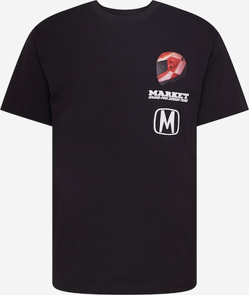 MARKET - Camiseta en negro: frente