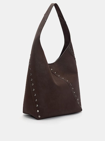 Pull&Bear Shopper in Brown