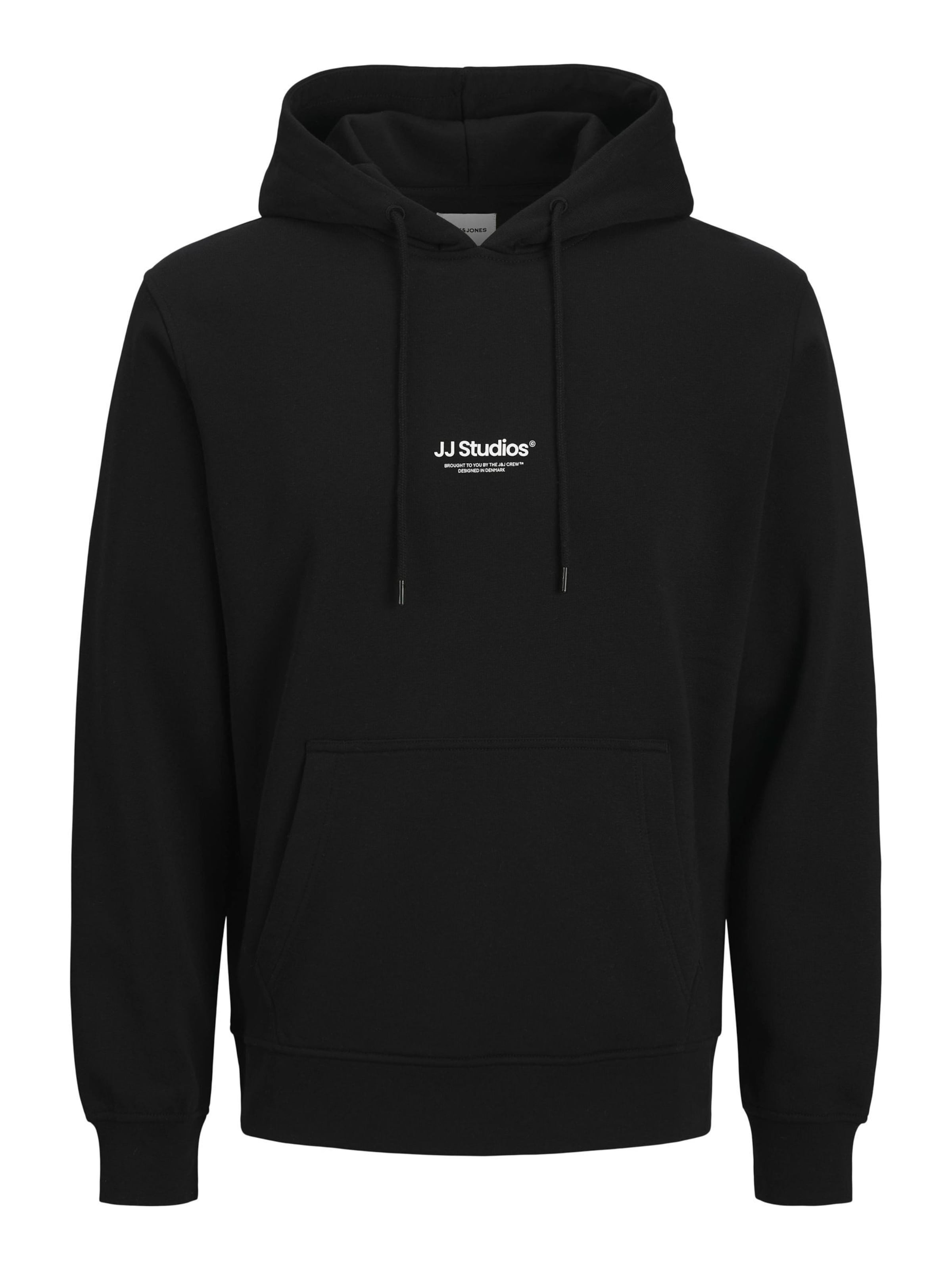 Jack & Jones Plus Μπλούζα φούτερ 'JJESOHO' σε μαύρο: μπροστά