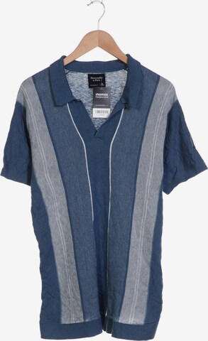 Abercrombie & Fitch Poloshirt XL in Blau: predná strana