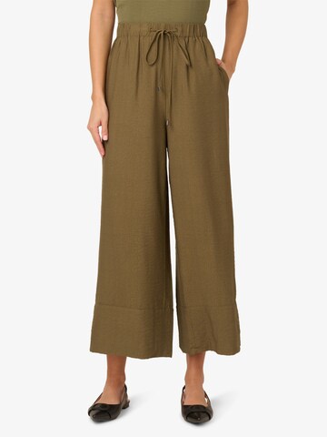 Adrianna Papell Wide leg Pants in Green: front
