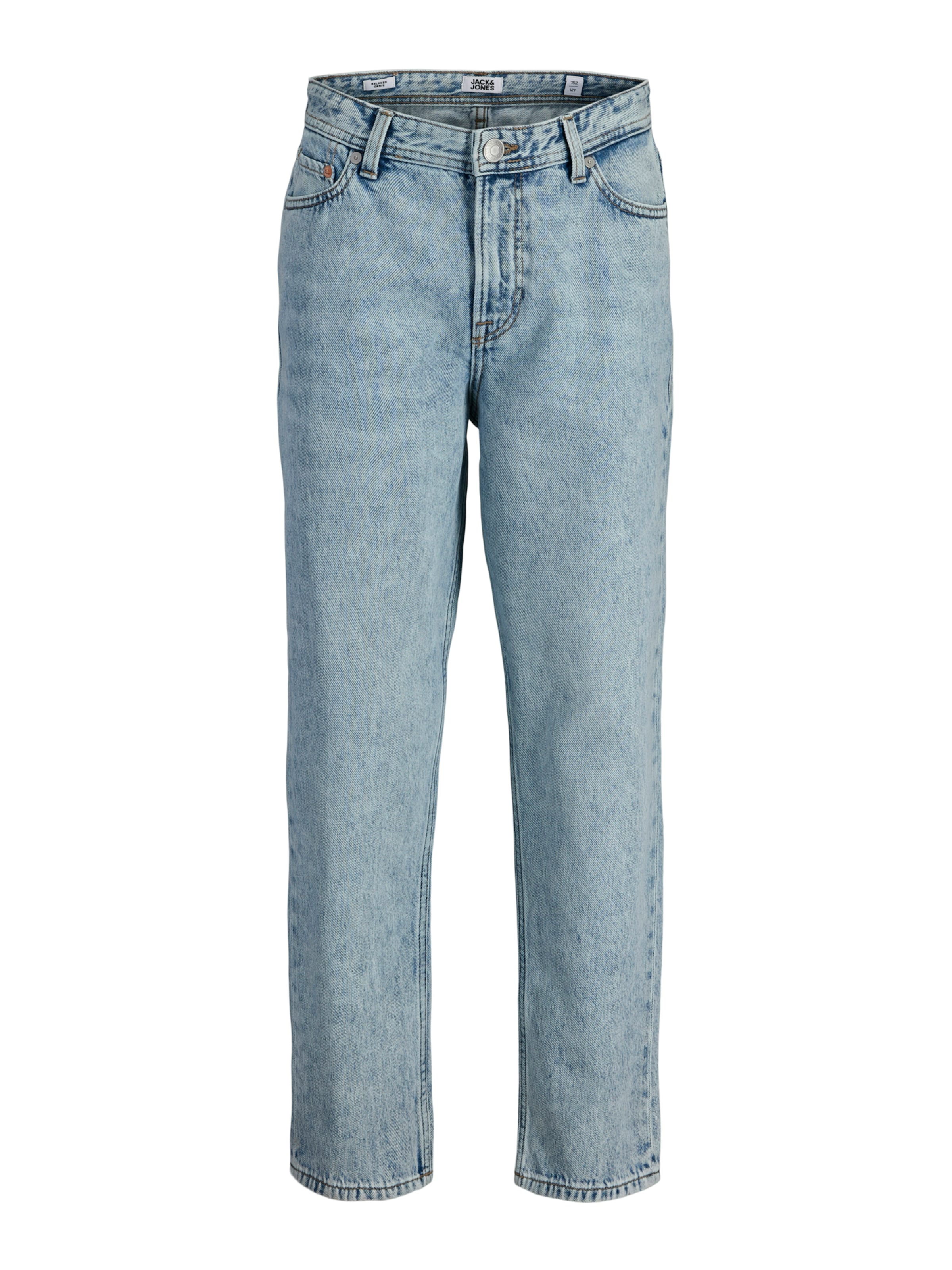 Jack & Jones Junior Loose fit Jeans 'JJIchris JJOriginal' in Blue: front