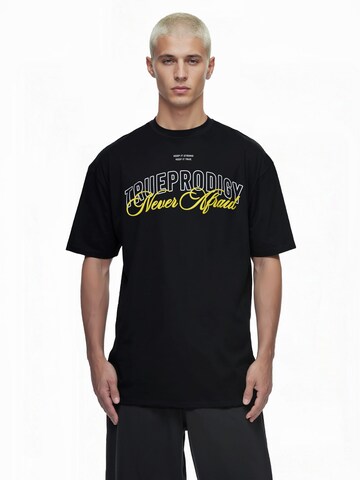 trueprodigy Shirt ' Mas' in Zwart: voorkant