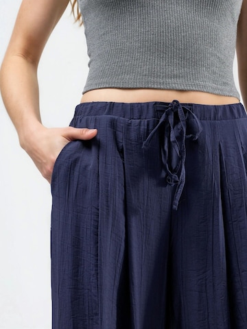 Busem Wide Leg Hose in Blau