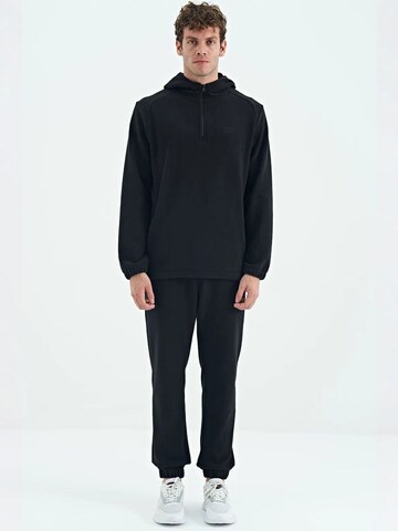 Tommy Life Tracksuit in Black: front