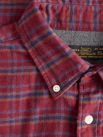 JACK & JONES Regular Fit Hemd 'Stanley' in Rot