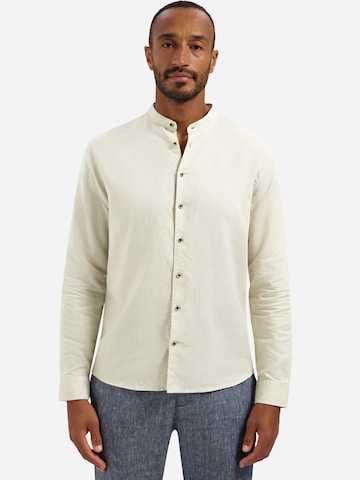 No Excess Regular fit Skjorta i beige: framsida