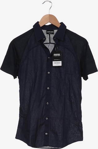 GIORGIO ARMANI Button Up Shirt in M in Blue: front