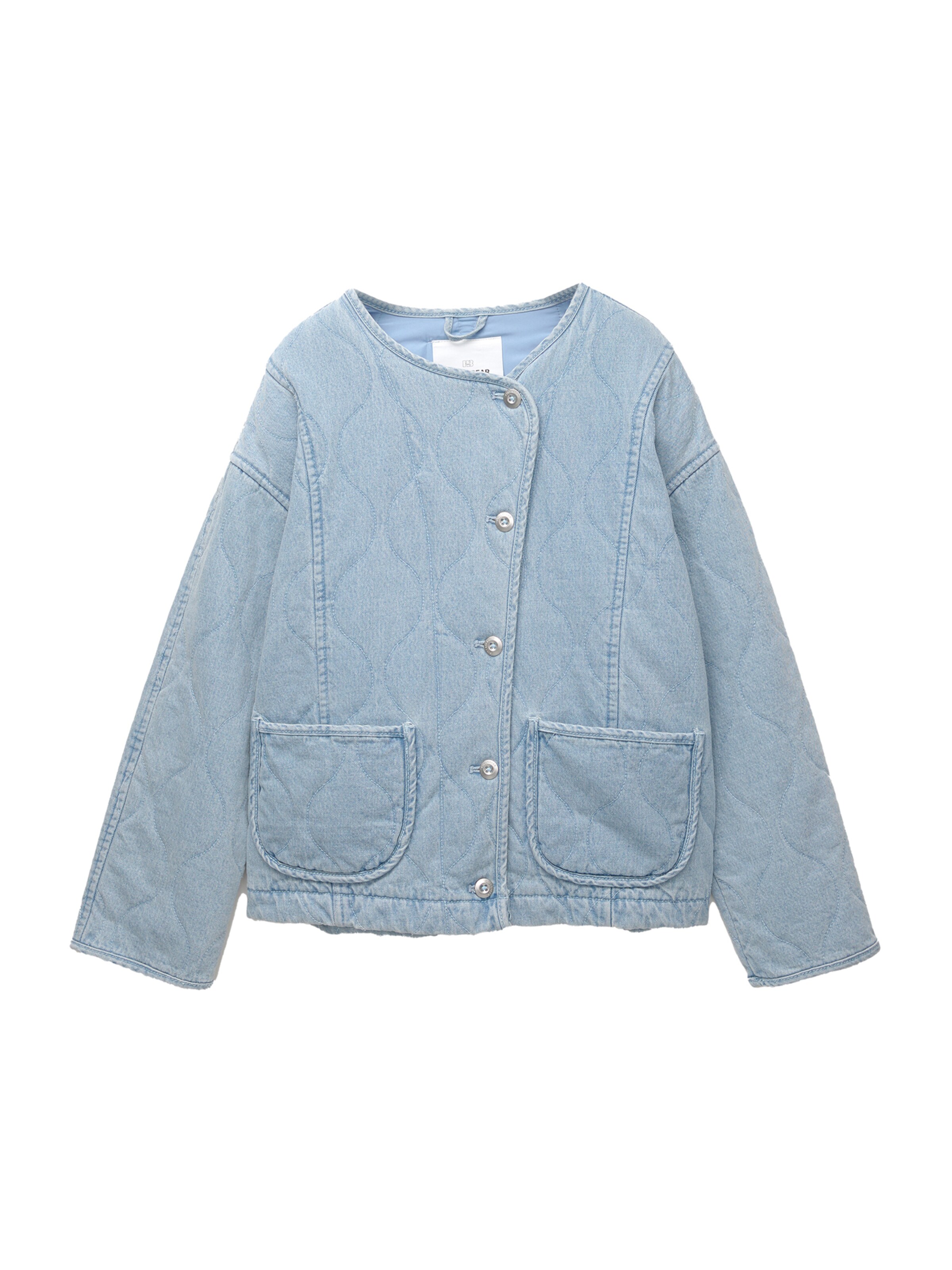 Veste mi-saison Pull&Bear en bleu : devant