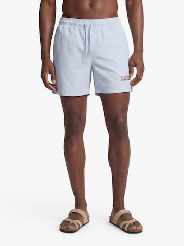 JACK & JONES - Bermudas 'JPSTMAUI SUNRISE' en azul: frente