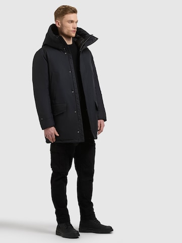 Parka d’hiver 'Kirk' khujo en bleu