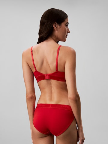 raudona Calvin Klein Trikampė Liemenėlė
