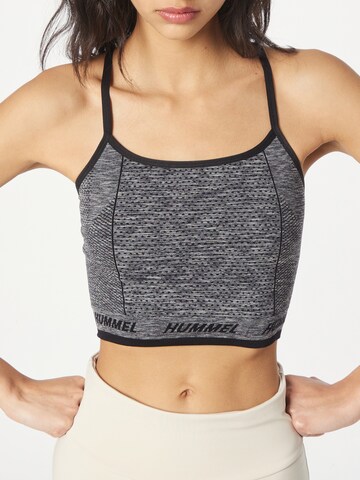 Hummel Bustier Sport-BH 'CAMI' in Grau