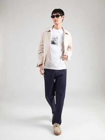 BOSS - Camiseta 'Te_Motors' en beige