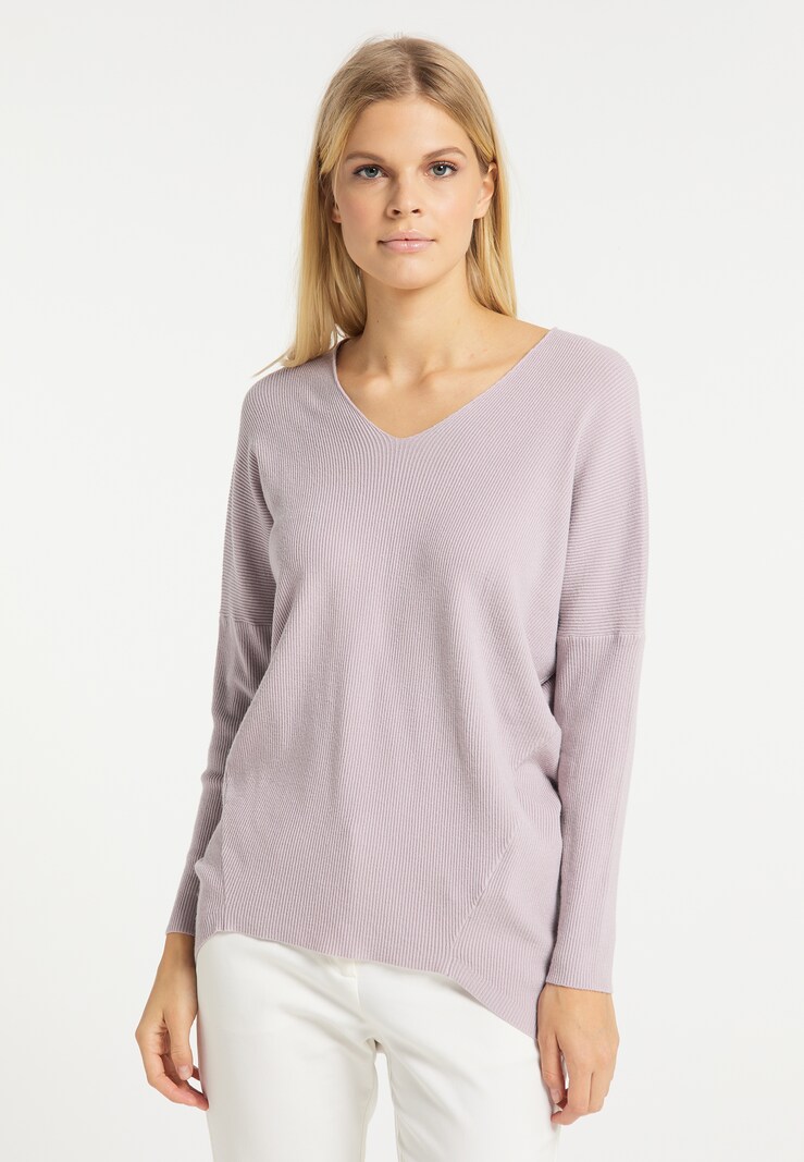 Women Clothing usha WHITE LABEL Basic sweaters Light Purple