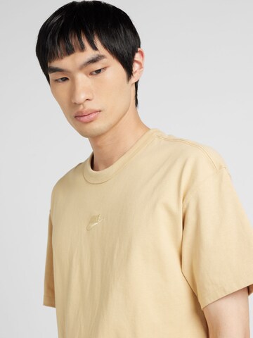 T-Shirt 'Essential' Nike Sportswear en beige