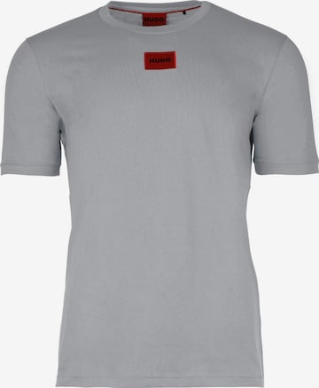 HUGO Tričko – šedá: přední strana
