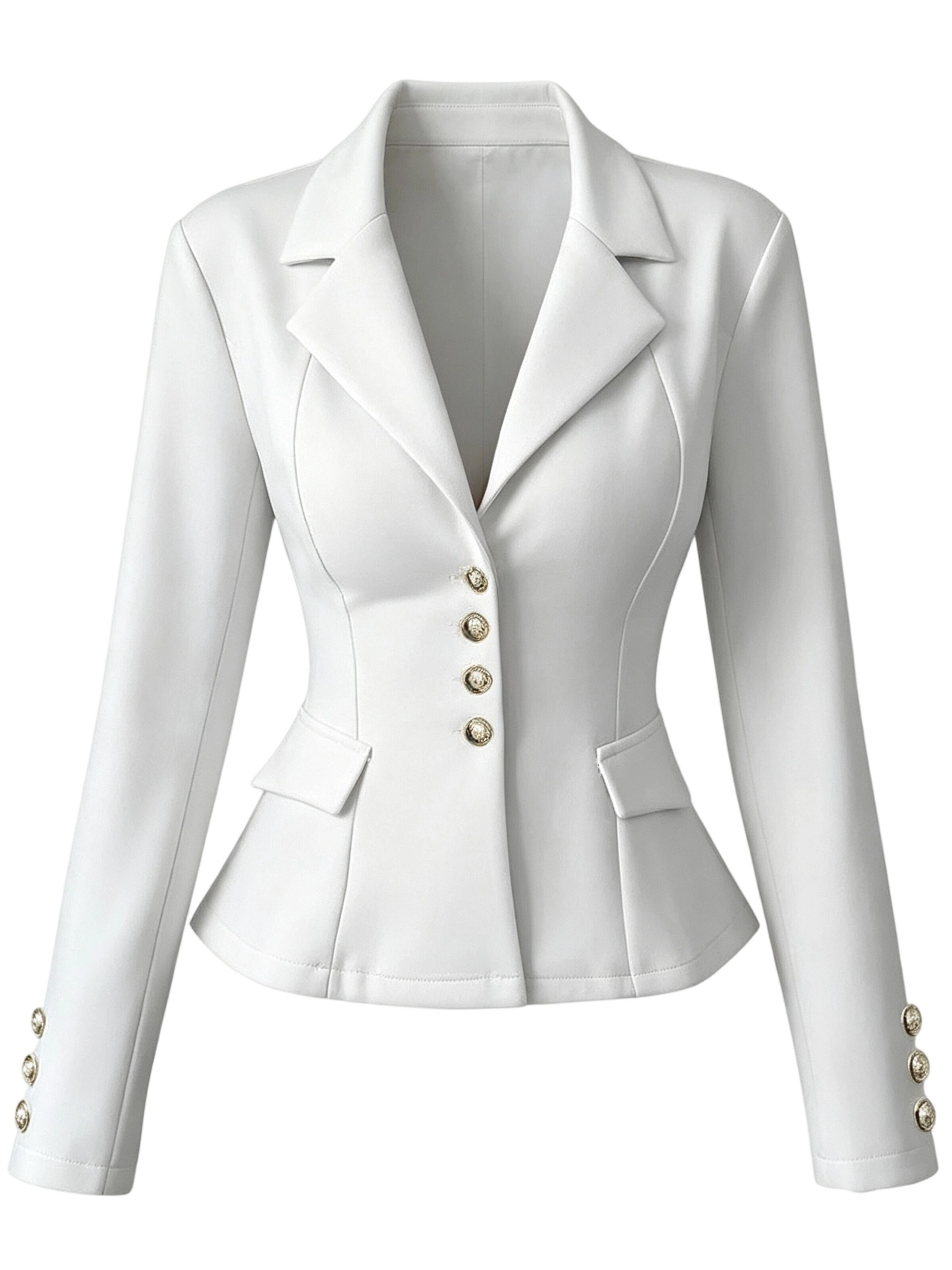 MODIURBAN Blazer in White: front