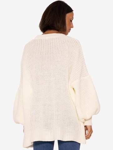 Cardigan oversize SASSYCLASSY en beige