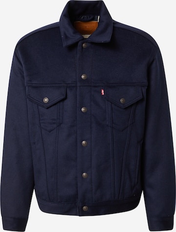 LEVI'S ® Övergångsjacka 'Levi's® Men's Melton Trucker Jacket' i blå: framsida