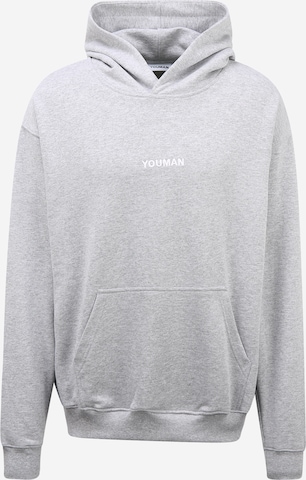 Youman - Sweatshirt 'Joe' em cinzento: frente