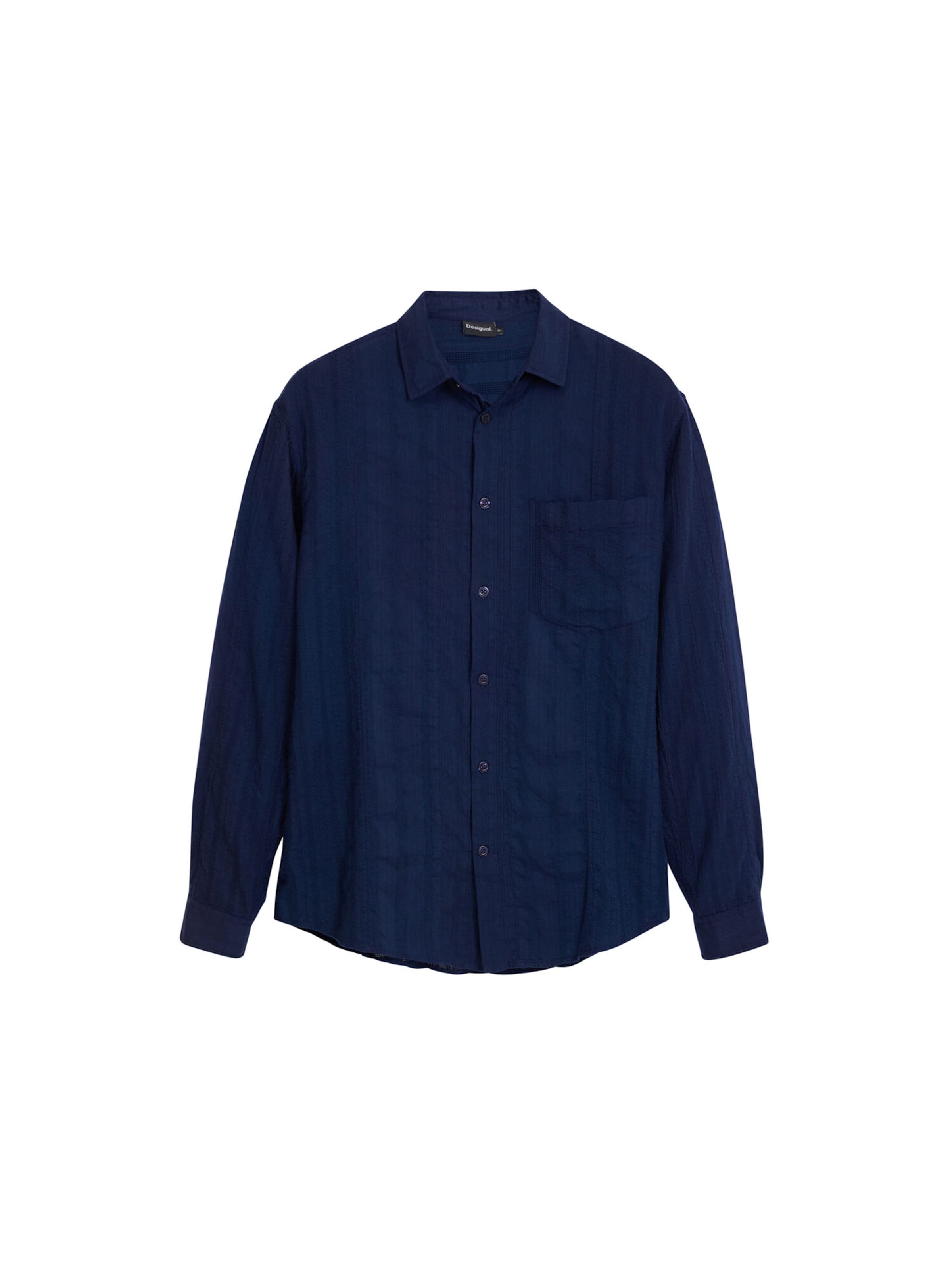 Desigual Regular Fit Skjorte i blå: forside