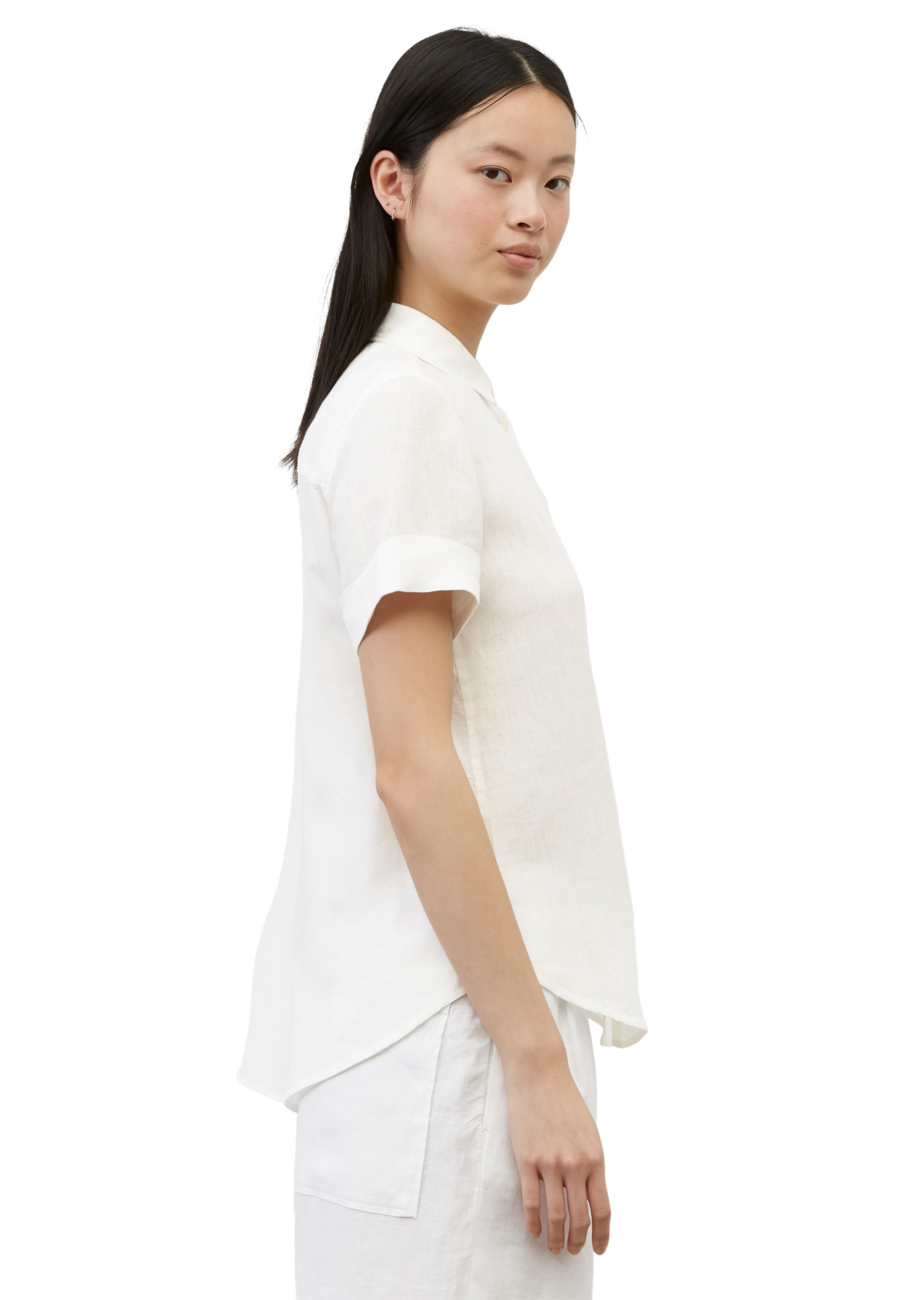 Frauen Große Größen Marc O'Polo Bluse in Ecru - SL61266 Frauen Große Größen Marc O'Polo Bluse in Ecru - SL61266