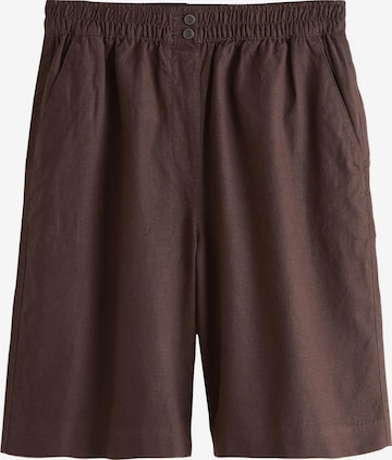 NextWide Leg/ Široke nogavice Hlače - smeđa boja: prednji dio