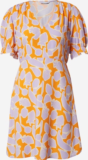 Compania Fantastica Vestido de verano en beige / lila / naranja, Vista del producto