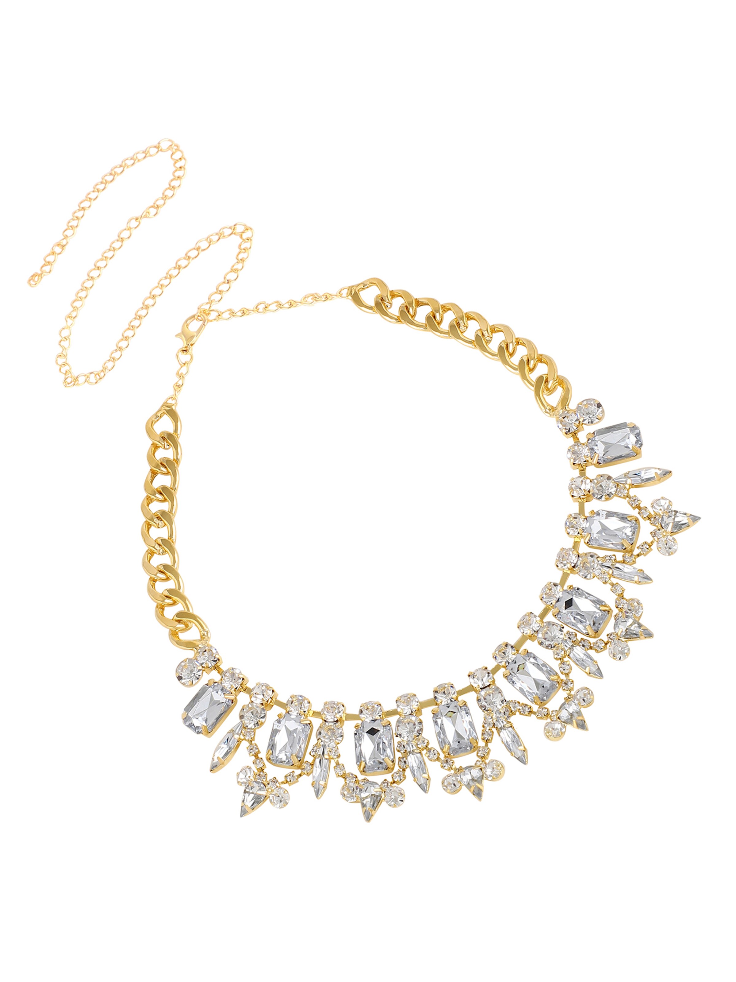 SOHI Halsband 'Mag' i silver: framsida