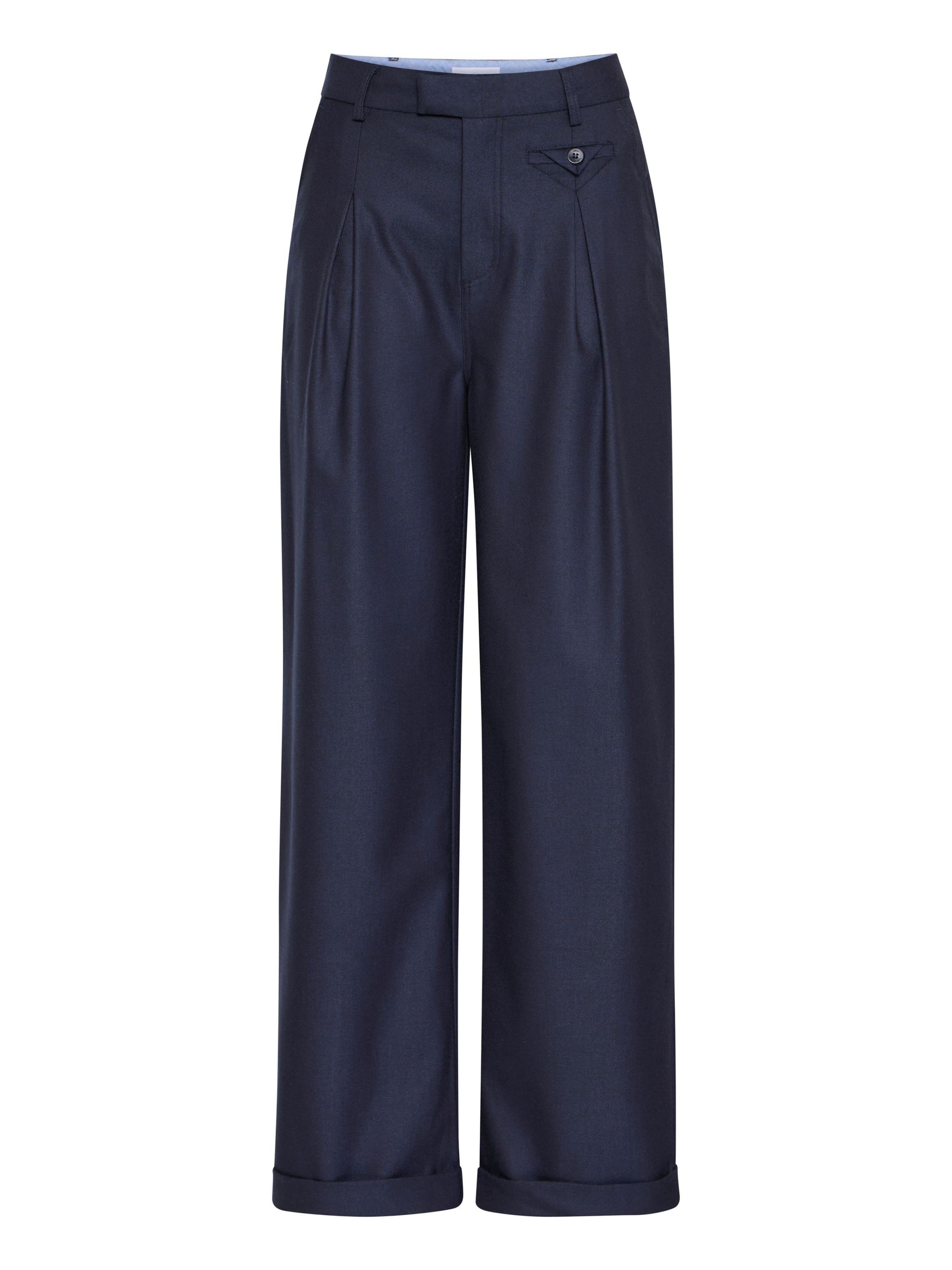 Ball regular Lærredsbukser ' BAFRANCESCA ' i blå: forside