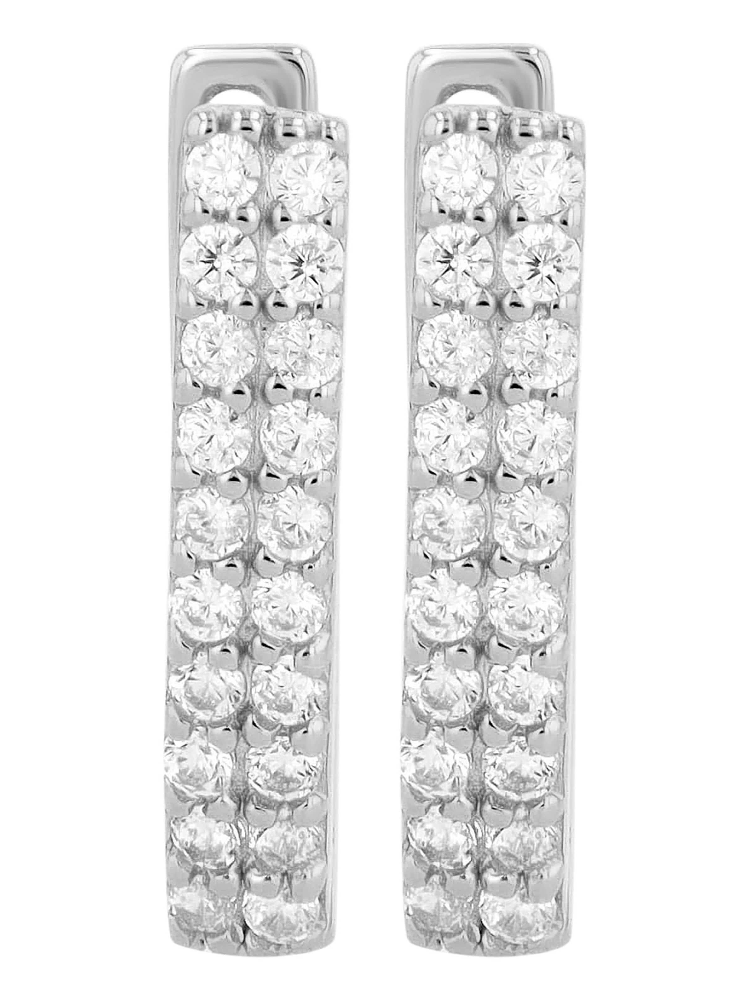 Akzent Earrings 'Aliki, 925 Sterlingsilber, langlebig' in Silver: front