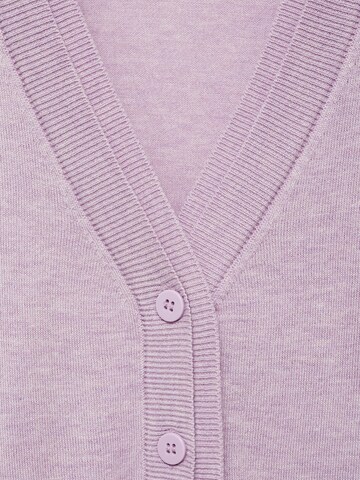 MANGO Strickjacke 'LUCCA' in Lila