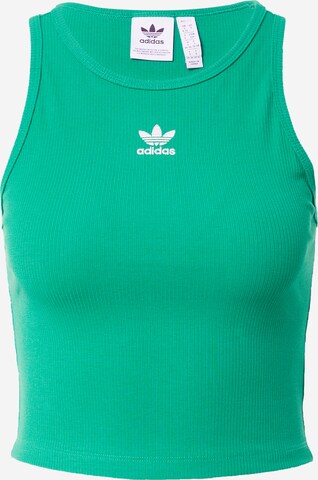 ADIDAS ORIGINALS Top 'Rib' – zelená: přední strana