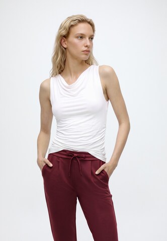ICHI Slimfit Bandplooibroek 'IHKATE' in Rood