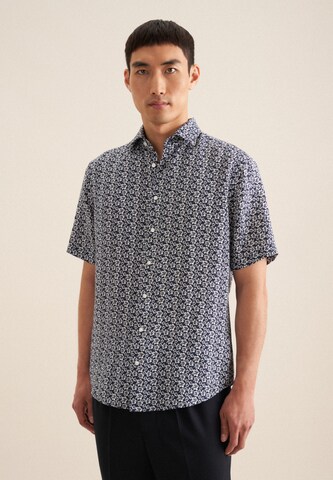 Fit confort Chemise SEIDENSTICKER en bleu : devant