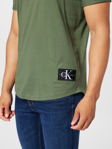 Calvin Klein Jeans Tričko – zelená