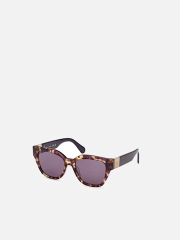 MAX&Co. Sunglasses 'Max &co MO0138 Light blue/texture 52/17/140 Women Sunglasses' in Brown: front