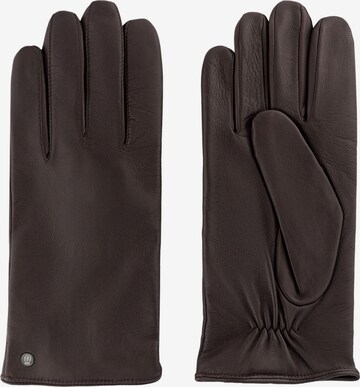 Roeckl Full Finger Gloves in Brown: front