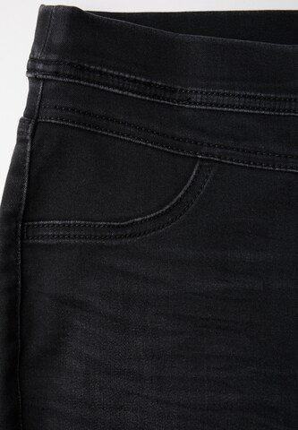 STREET ONE Skinny Jeggings in Schwarz