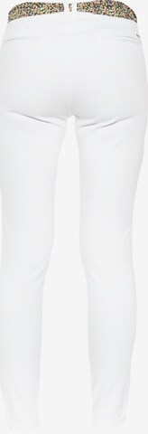 Le Temps Des Cerises Skinny Pants 'DYLI' in White