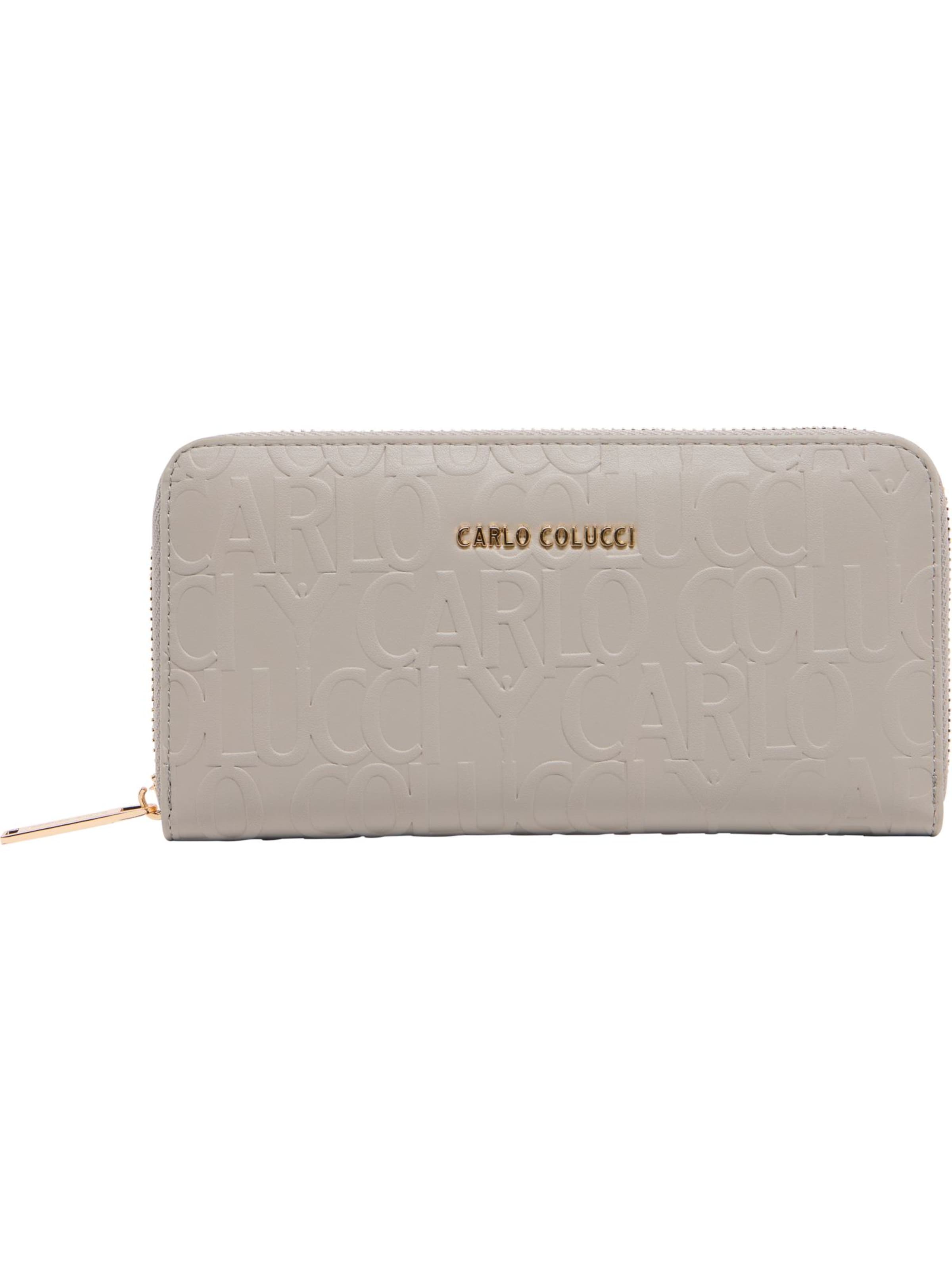 Carlo Colucci Portemonnee 'Ella' in Grijs: voorkant